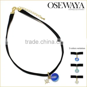 Necklace Jewelry Accesory Galaxy Ball Charm Fancy Chokers Osewaya Japan thumbnail-1