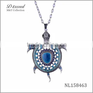 2015 Funky Pendants Necklace,tortoise Gold Chain Necklace thumbnail-2