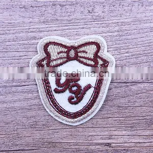 Custom Iron on Embroidered Blank Number Hook and Loop Number Patches for Clothing thumbnail-3
