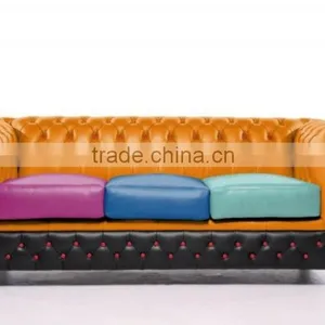 Chesterfield Showroom New Model Leather Sofa thumbnail-1