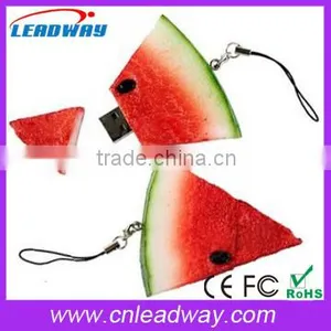 Watermelon Shape USB Flash Memory With Key Loop thumbnail-3