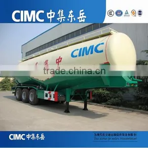 CIMC Direct Factory 60T Cement Bulk Carrier Semi Trailker For Sale thumbnail-4