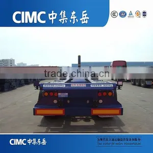 CIMC Low Price Wharf Skeleton Hydraulic Pumping Dump Truck Trailer thumbnail-5