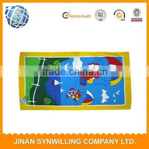 Wholesale Custom Printed Velvet Cotton Beach Towel thumbnail-4
