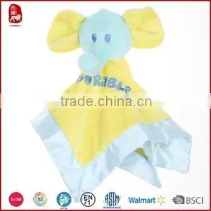 ICTI SEDEX Factory Top Quality Cute Promotional Baby Plush Comforter Blanket Quality Choice thumbnail-3