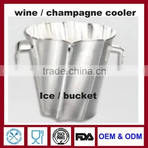 Champagne Bucket Silver Ice Bucket Silver Champagne Bucket Wine Champagne Coolers for Party Bar Hotel Restaurant Home Deco thumbnail-1