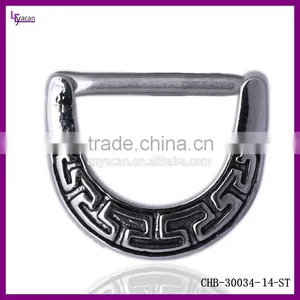 16G Stainless Steel Nipple Shield Stretching Jewelry thumbnail-1