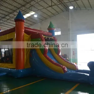2016 New Design China Sunjoy Inflatable Combo Castle Combo With Slide Multicolorfor Sale Outdoors thumbnail-6
