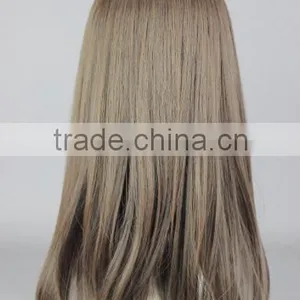 Synthetic Ash Blonde Long Straight Wig N426 thumbnail-3