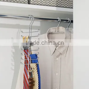 Satin Steel Vertical Tie and Belt Rack/Holder/Hanger thumbnail-4