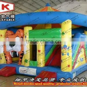 Tiger Door Bounce House , Inflatable Combo Slide Playground, New Design Bouncer Combo thumbnail-1