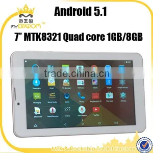 7inch Android 5.1 Quad Core 3g Sim Card Tablet pc With Silicon Case for Kids thumbnail-4