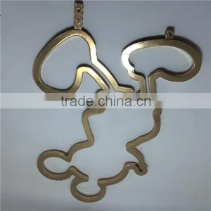 Mickey Mouse Logo in Gold Plating , Factory Direct Die Casting Mickey Design Metal Logo Cartoon Sign thumbnail-4