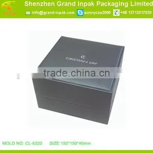 Luxury pu Watch Box With Wood thumbnail-2
