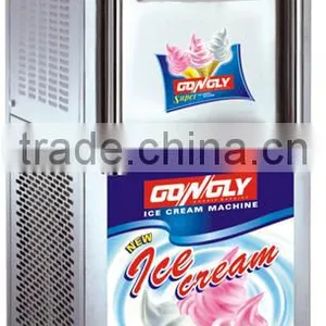 Pre-cooing System Air Pump Oceanpower Soft Ice Cream Machine Big Capacity Ice Cream Machine Soft Ice Cream Vending Machine thumbnail-1