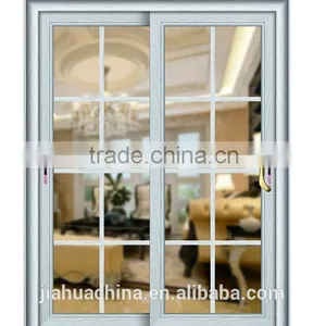 Aluminum Flush Door Sliding Frosted Glass Door Design thumbnail-3