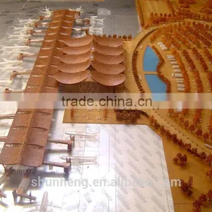 Custom Wooden Airport Scale House Model/architectural Scale Model Making Service thumbnail-4