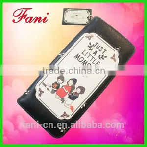 Kids Printed Latest Design Fancy Leather Clutch Purses for Girls or Women thumbnail-1