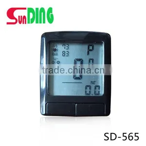 22function Bike Speedometer Cycle Computer Waterproof LCD Display Heart Rate Monitor thumbnail-1