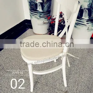 Stackable Beech White Tuscan Chair thumbnail-4