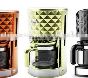 Coffee Machine/10-12cup Special Diamond Desigh Electric Drip Coffee Maker Auto Cut-off With CE, CB, GS, ROHS, EMC, LFGB thumbnail-5