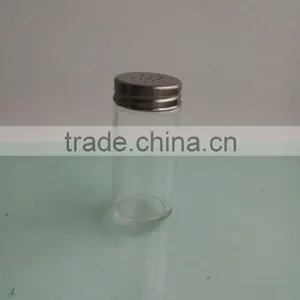 Wholesale, Discount Kitchen Canisters, Small Glass Spice Bottle With Tin Lid thumbnail-1