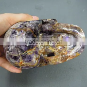 Quartz Crystal Skull for Gift,skulls for Crafts,decorative Crystal Skull Mode thumbnail-3