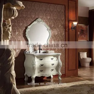 European Bathroom Single Hole Facuet Mount Basin Cabinet WTS1616 thumbnail-5
