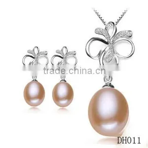 Set Fashion Jewelry Pearl Set For Bridesmaid thumbnail-1
