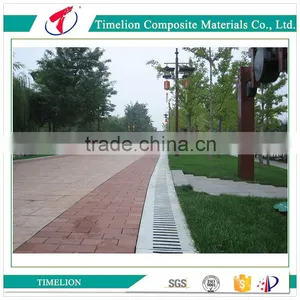 B125 EN124 Round Composite Trench Drain Grates Manhole Cover With Frame thumbnail-2