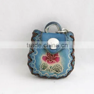 Handmade Leather Bag Key Chain thumbnail-1