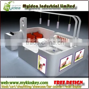 Hot Sale Nail Beauty Kiosk Design for Shopping Mall thumbnail-3