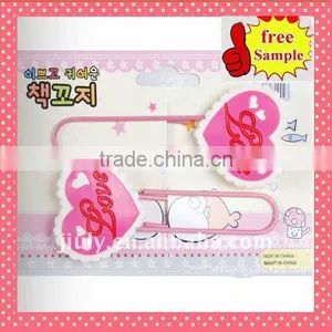 2014 SHAPED FASHIONAL BUTTERFLY SOFT PVC PAPER CLIP/BOOKMARK thumbnail-1