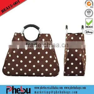 Beach Tote Bag With Metal Handles thumbnail-1