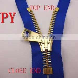 15# Fancy Metal Zipper for Handbag With Close End thumbnail-1