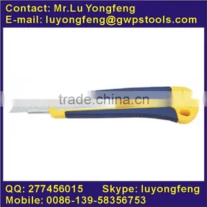 Utility Knife With 14-snap Blade and Rubber Grip thumbnail-1