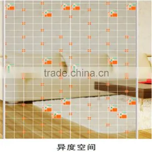 Coloful Decoration Screen Printed Glass for Bathroom Door thumbnail-4