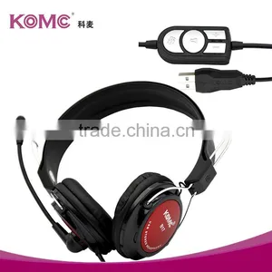 Low Price Good Quality USB Interface Headphone With Microphone thumbnail-1