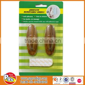 Hot Selling Self Adhesive Decorative Wall Plastic Hooks thumbnail-3