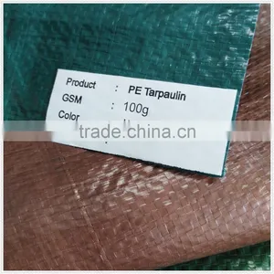 pe Plastic Tarp for Tent , 60-300gsm Hdpe Roof Tarp , High Quality Tarp Camping thumbnail-4