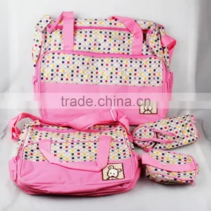 2016 Hot Sale Portable 5 Pcs Best Baby Bag Set Mummy Bags thumbnail-5