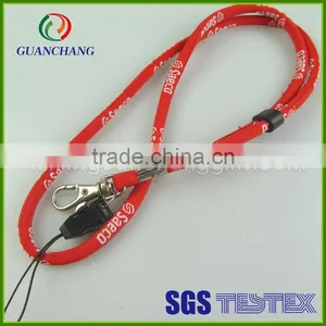 Custom Fashion Jacquard Logo on Cord Rope Lanyard thumbnail-3