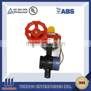 DN3300 PN101 Plain Steel Butterfly Valve thumbnail-1