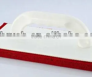Plastic Plastering Bricklaying With Orange Rubber Sponge thumbnail-1