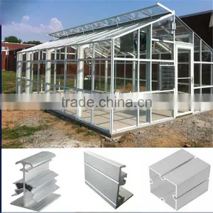 6000 Series Aluminum Profile Used in Greenhouse Frame, Mill Finished thumbnail-1