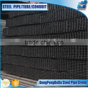 40*60*3mm Hollow Section Black Steel Pipe for Building Material thumbnail-1