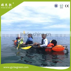 New Design Water Sport Transparent Canoe Kayak for Sale thumbnail-6