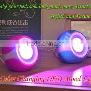 Color Changing Rechargeable Plastic Decorative LED Mood Light With Remote thumbnail-1