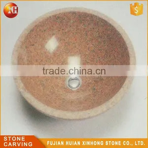 Purple Marble Freestanding Cabinet Indoor Stone Basin thumbnail-6