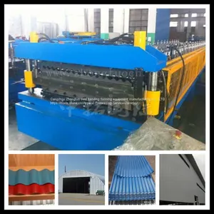 Steel Structure Corrugated Roof Panel Manufacturing Production Line thumbnail-1